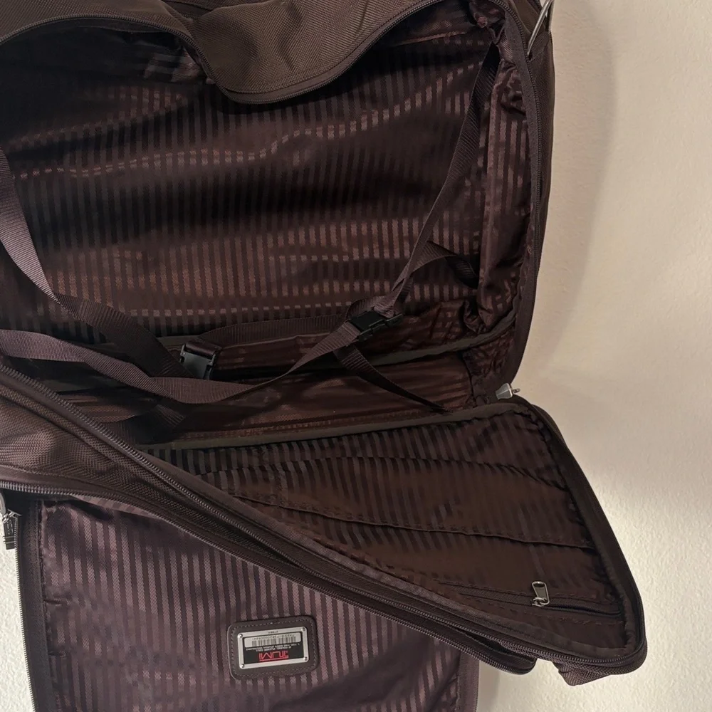 Tumi duffle bag in chocolate brown